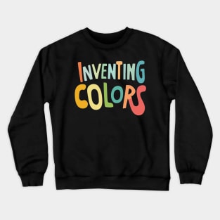 Colorful Typography Crewneck Sweatshirt